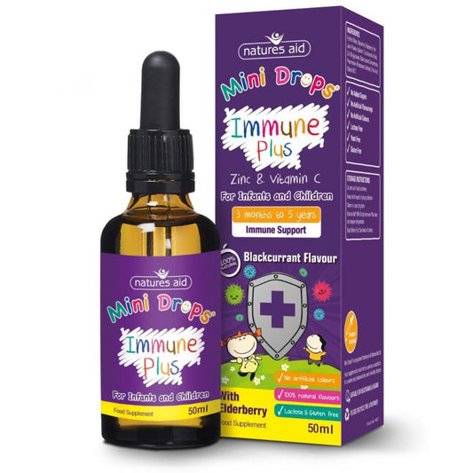 Natures Aid Mini Drops - Immune Plus