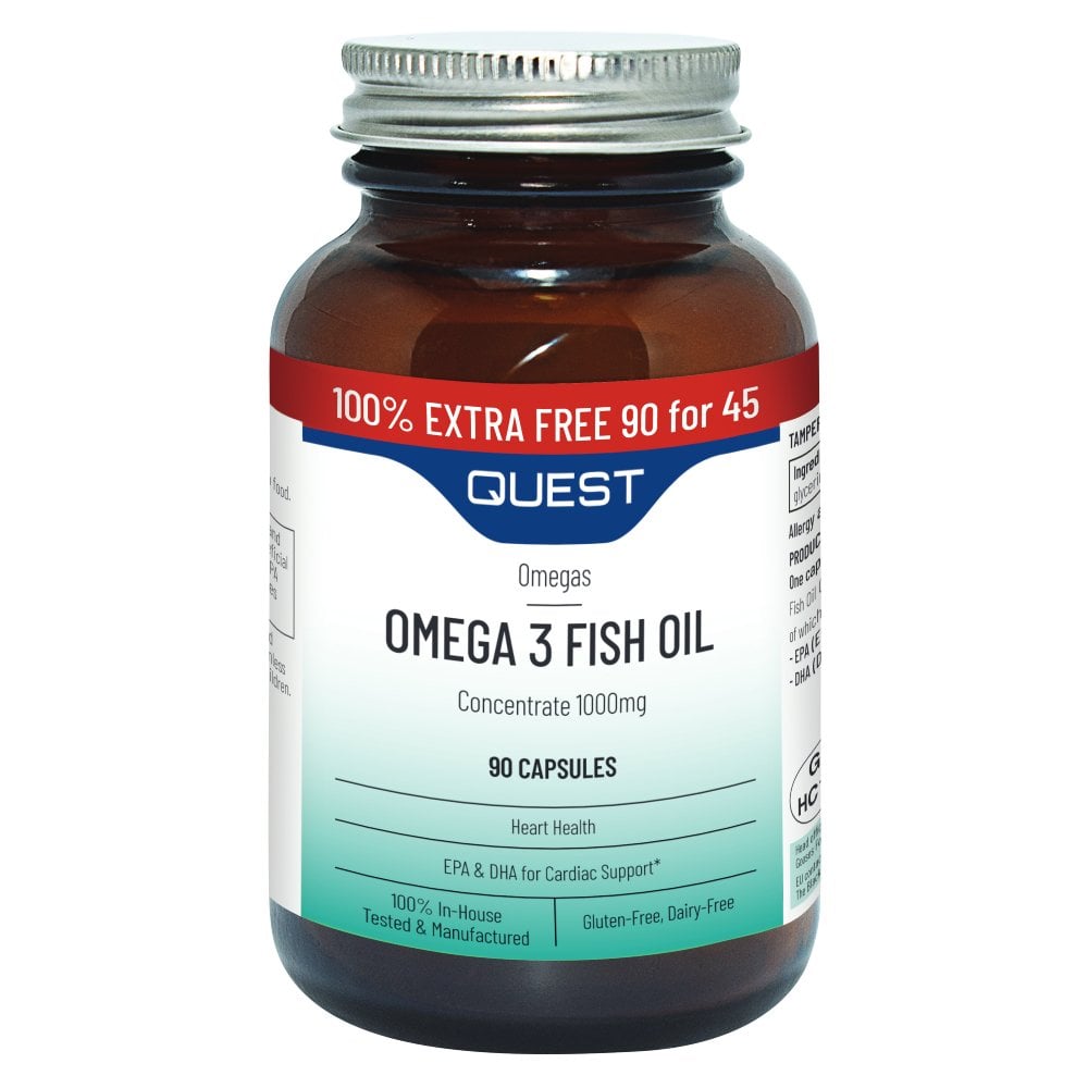 Quest - Omega 3 Fish Oil Capsules