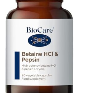 BioCare Betaine HCI & Pepsin - 90 Capsules