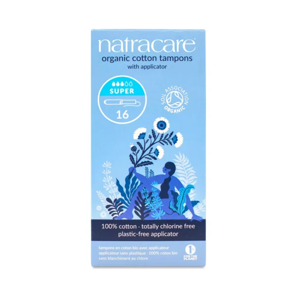 Natracare Super Tampons with Applicator - 16 Tampons