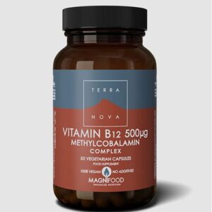 Terra Nova Vitamin B12 (Methylcobalamin) 500ug - 50 Capsules