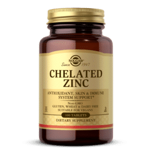 Solgar Chelated Zinc - 100 Tablets