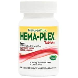 NaturesPlus Hema-Plex Tablets - 30 Tablets