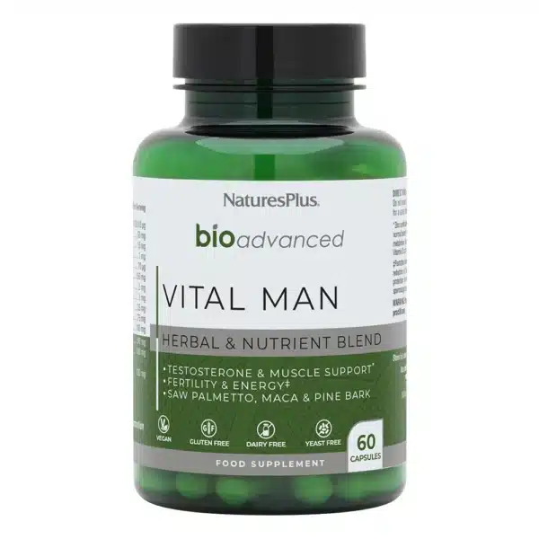 NaturesPlus Bio Advanced Vital Man - 60 Capsules